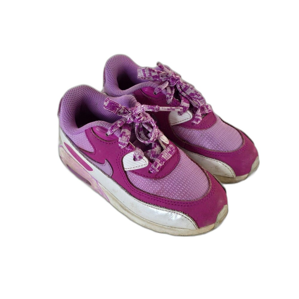 Nike Air Max 90 Pink Running Athletic Shoes Sneakers 724855-500 Size 10c